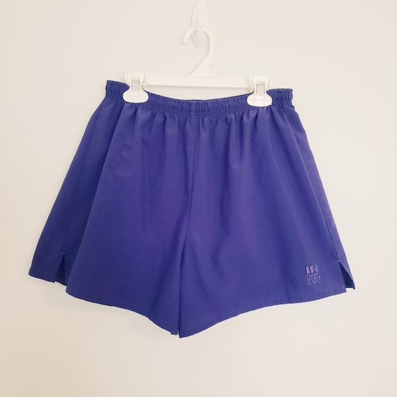 Insport Pants - VTG PURPLE INSPORT ATHLETIC BAGGIES SHORTS